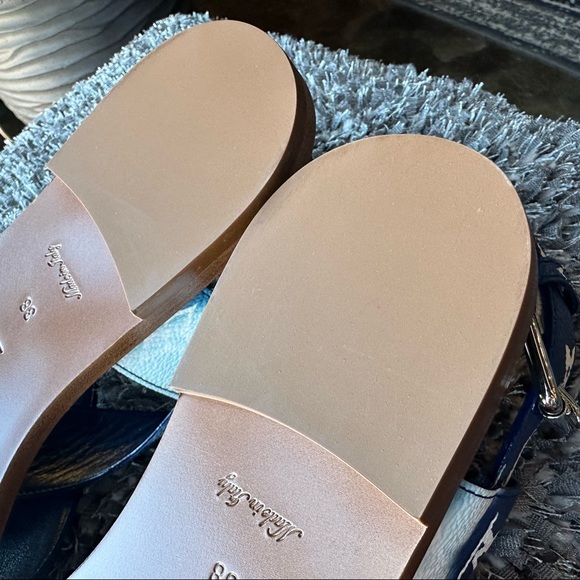 Louis Vuitton 38 Blue Escale Palma Flat Sandals - Picture 9 of 13